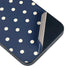 Blue and Cream Polka Dots iPhone 14 Plus Skin